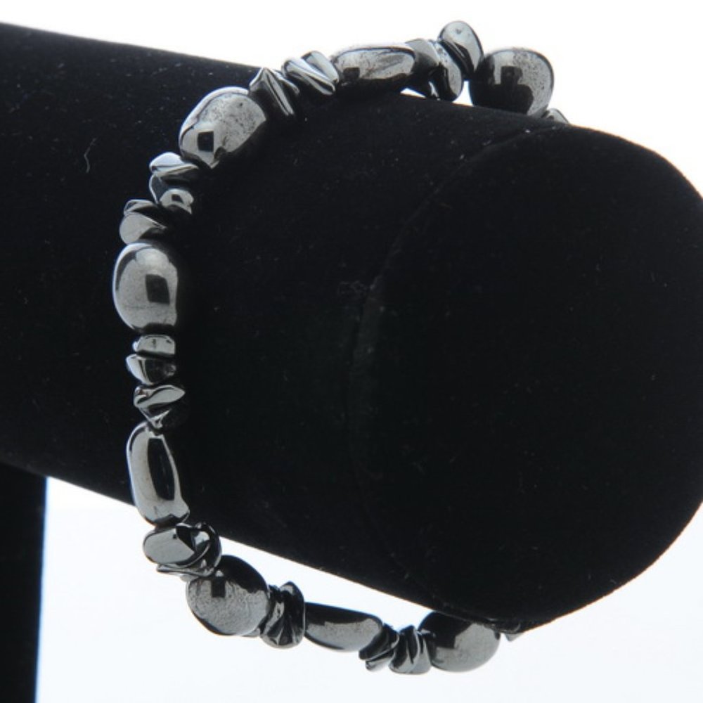 Steel Gray Hematite Bracelet